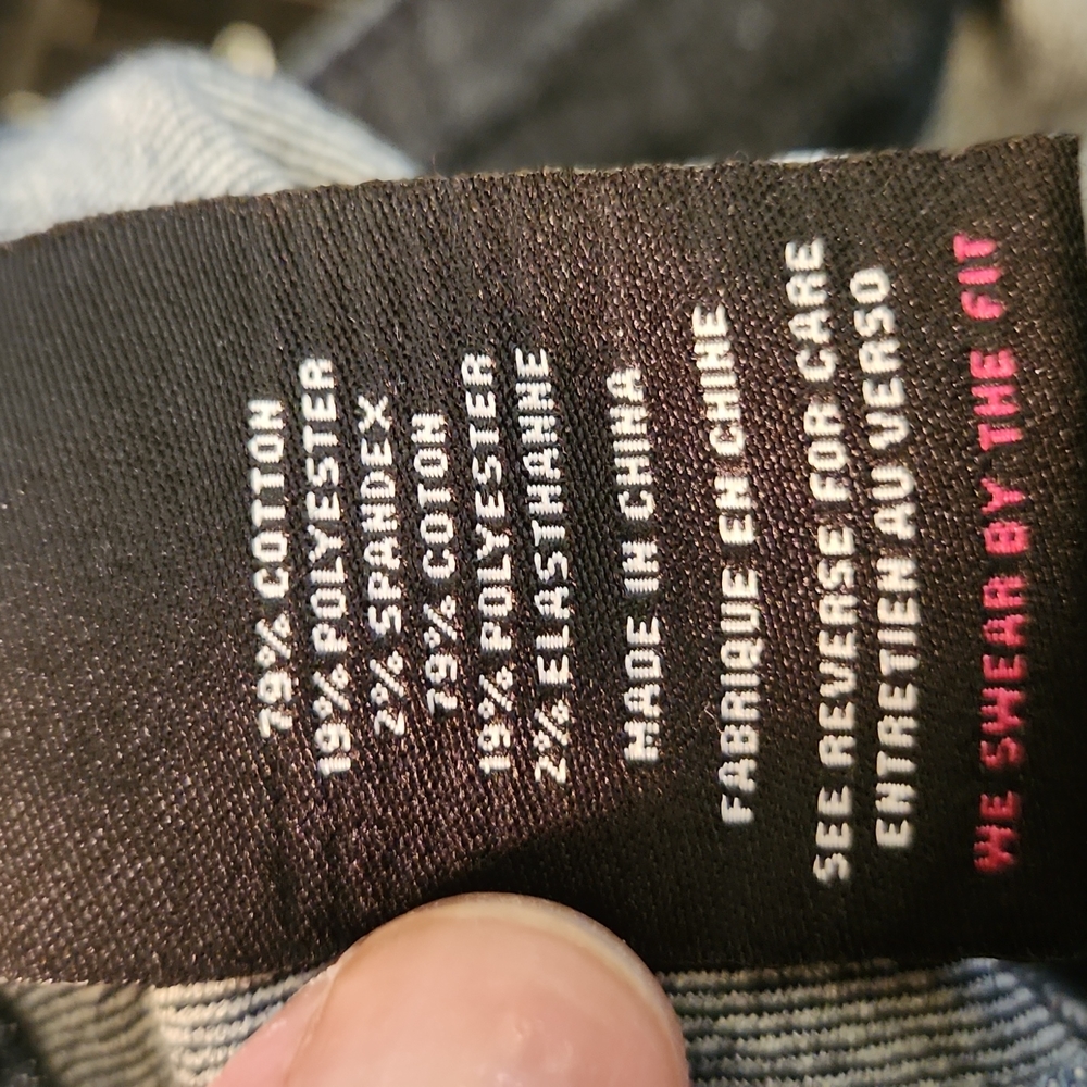 Torrid Trousers, 0317, women's, slim boot jeans, dark wash, casual, Sz 20R - Picture 15 of 15
